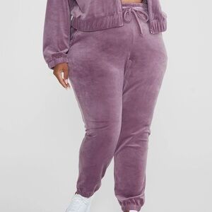 Fashion to Figure Velour Butterfly rhinestone pants